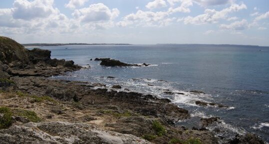 Côte rocheuse au Pouldu