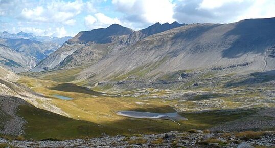 En haut du Col de Gialorgues - alt. 2519m.