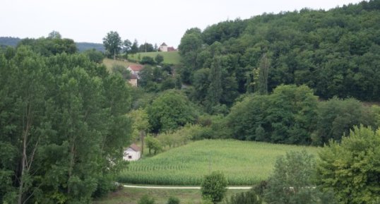 Petite portion de la vallée de la Vézère