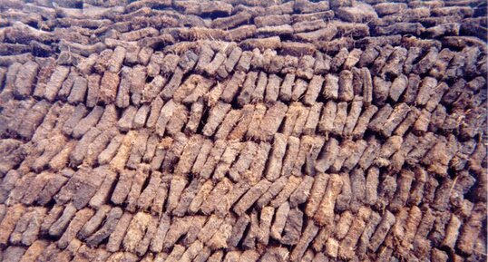 Briquettes de tourbe